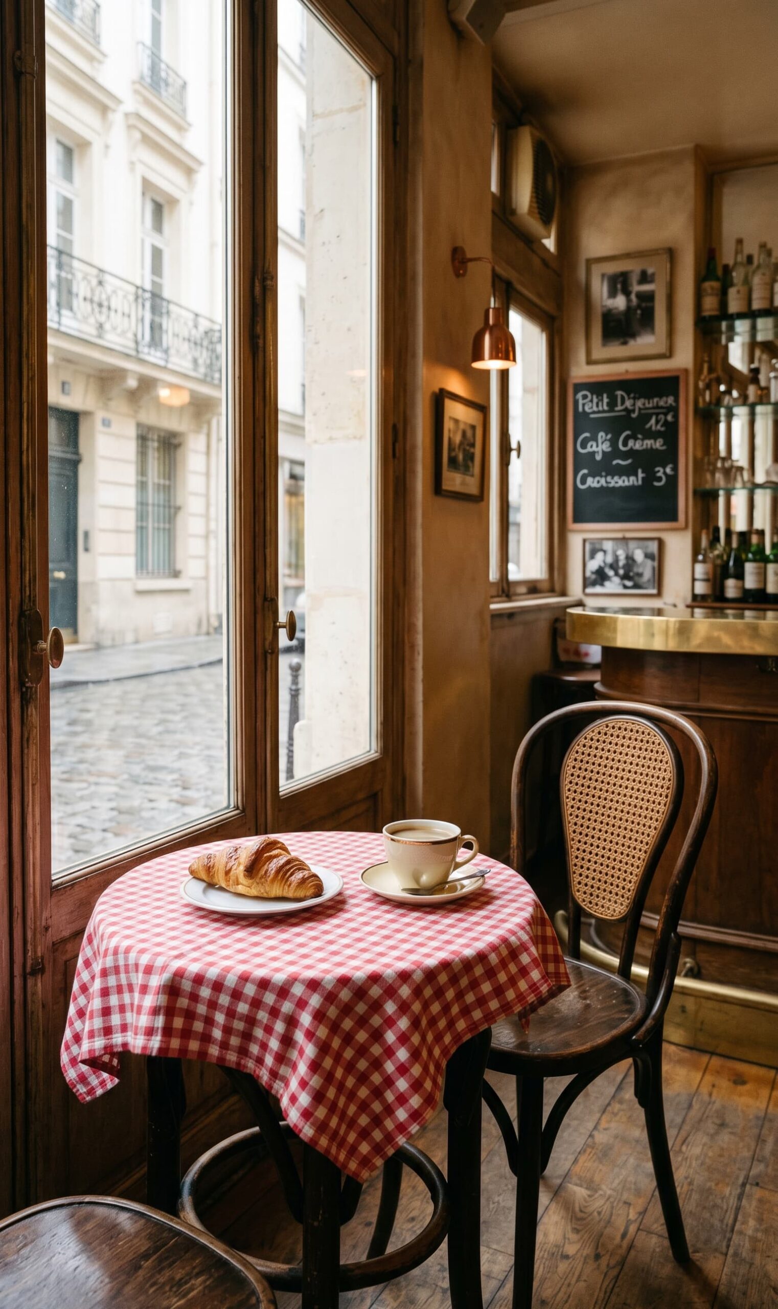 Café an der Seine in Paris